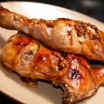 chicken legs baked with ginger and honey