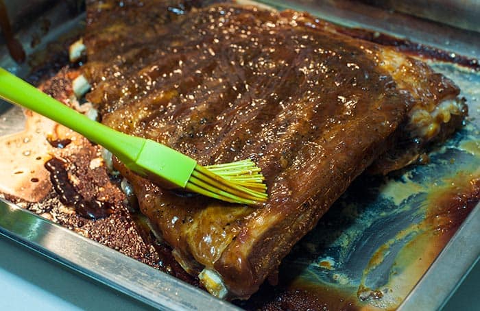 ribs with barbecue sauce bbq